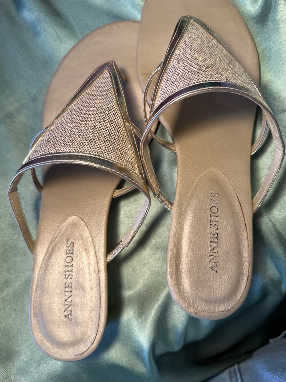 Annie Shoes Glitter Sandals